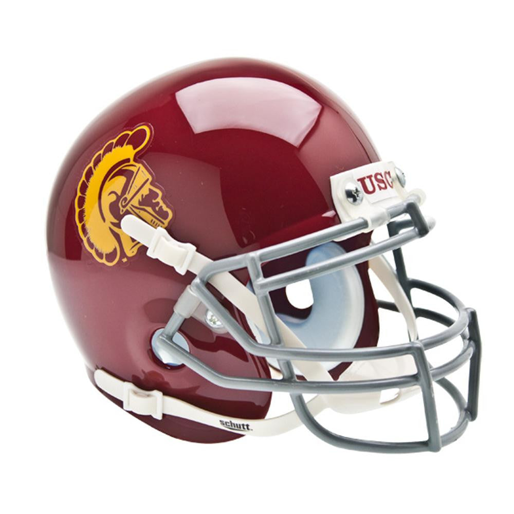 Usc Trojans Ncaa Authentic Mini 1-4 Size Helmet