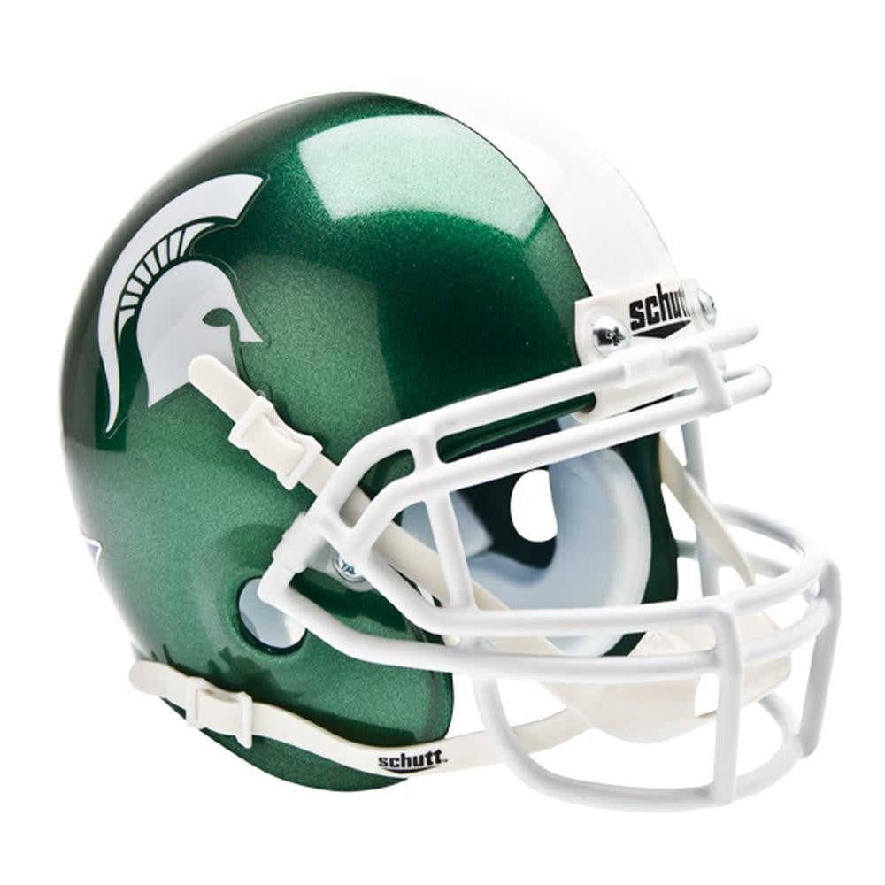 Michigan State Spartans Ncaa Authentic Mini 1-4 Size Helmet