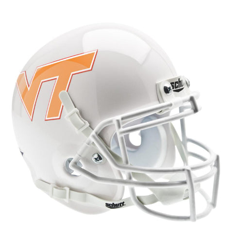 Virginia Tech Hokies Ncaa Authentic Mini 1-4 Size Helmet (alternate White W- Vt 7)