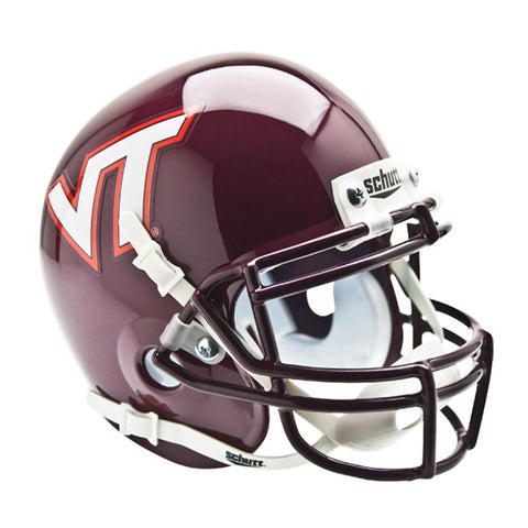 Virginia Tech Hokies Ncaa Authentic Mini 1-4 Size Helmet