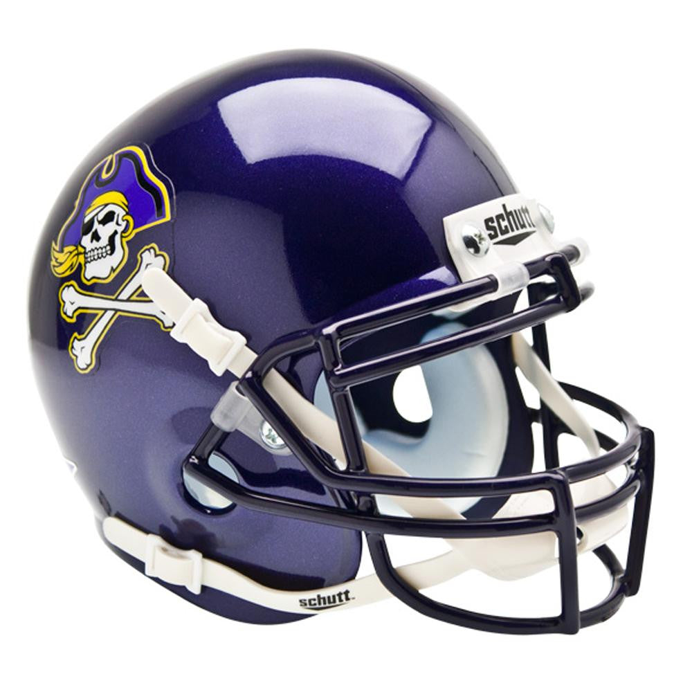 East Carolina Pirates Ncaa Authentic Mini 1-4 Size Helmet