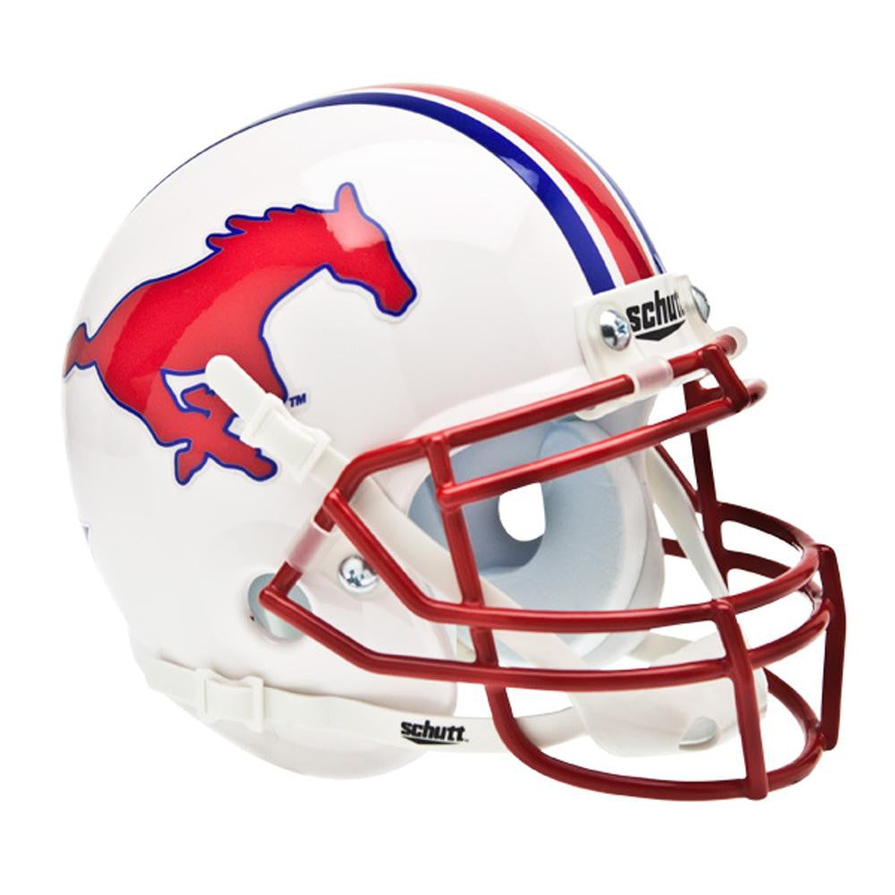 Southern Methodist Mustangs Ncaa Authentic Mini 1-4 Size Helmet