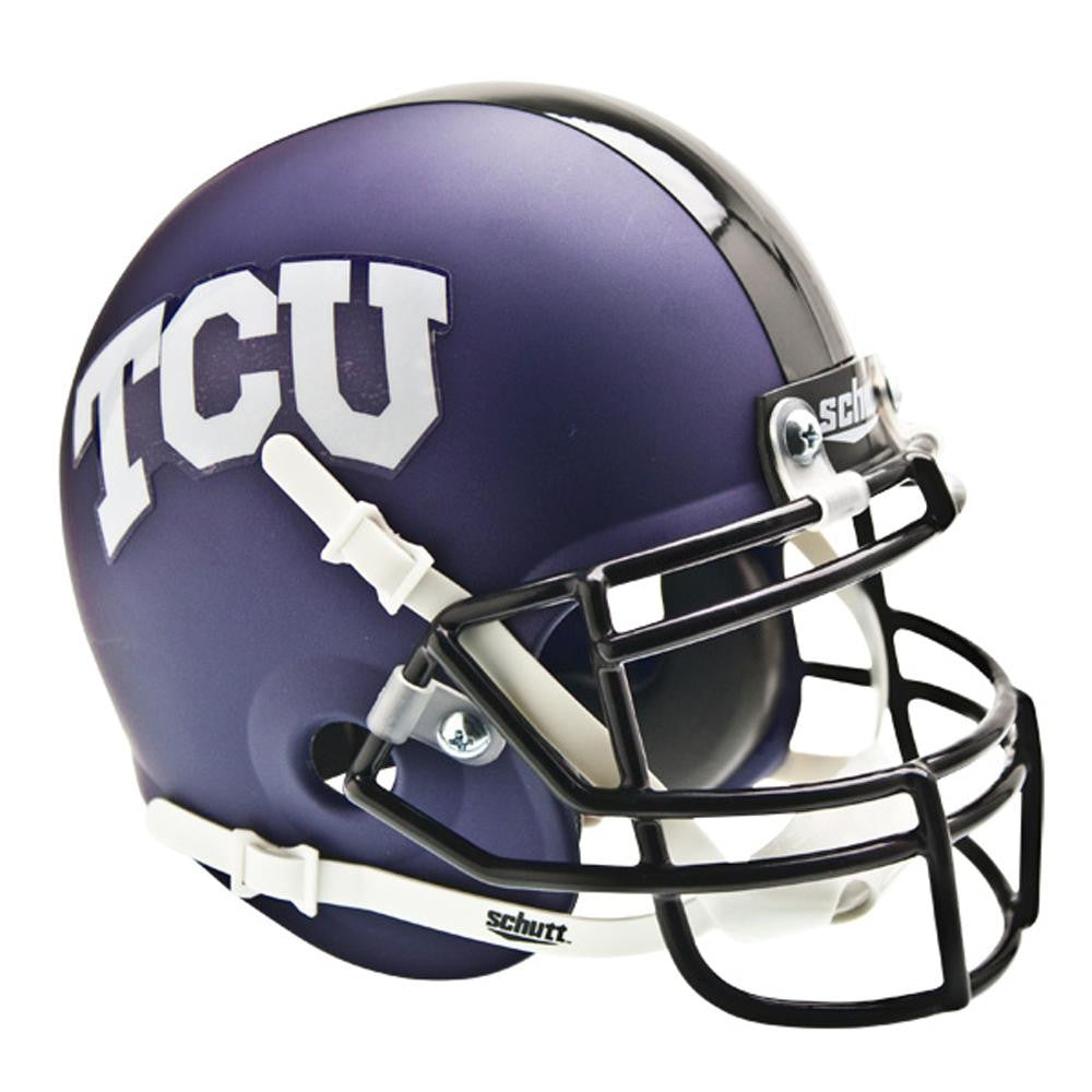 Texas Christian Horned Frogs Ncaa Authentic Mini 1-4 Size Helmet (alternate 1)