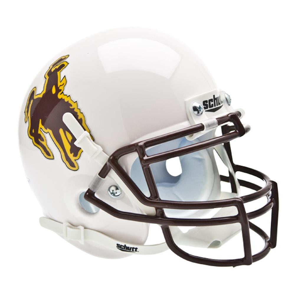 Wyoming Cowboys Ncaa Authentic Mini 1-4 Size Helmet