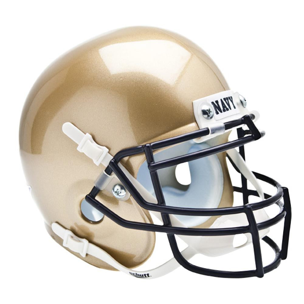 Navy Midshipmen Ncaa Authentic Mini 1-4 Size Helmet