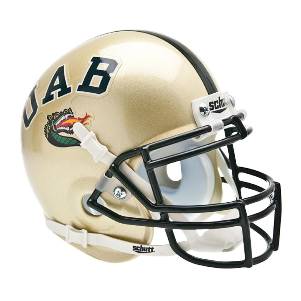 Alabama Birmingham Blazers Ncaa Authentic Mini 1-4 Size Helmet