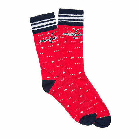 Washington Capitals NHL Stylish Team Red Sock (1 Pair) (M-L)