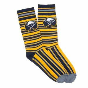 Buffalo Sabres NHL Stylish Team Sock Stripes (1 Pair) (S-M)