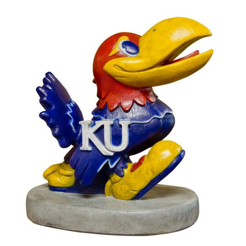 Kansas Jayhawks Ncaa "jayhawk" College Mascot 17in Full Color Statue