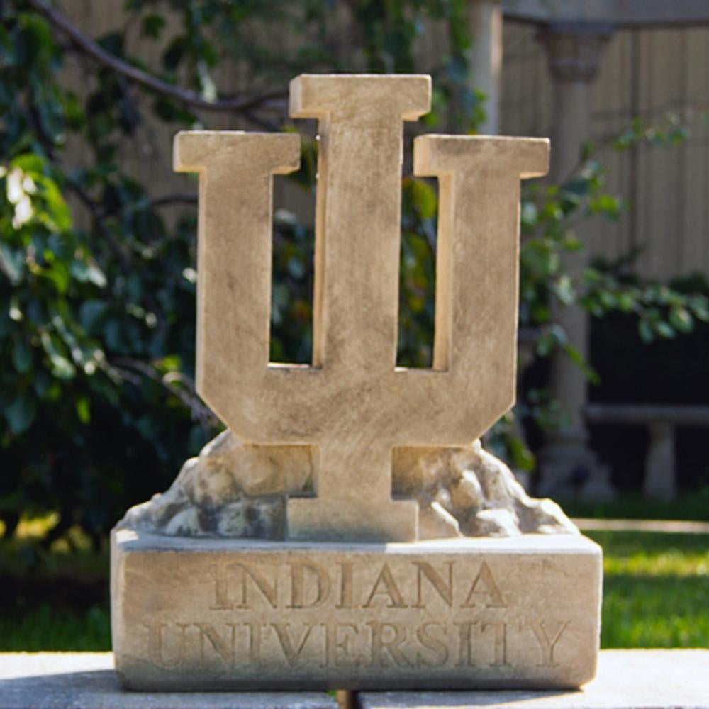 Indiana Hoosiers Ncaa "iu Trident Logo" College Mascot 18in Vintage Statue