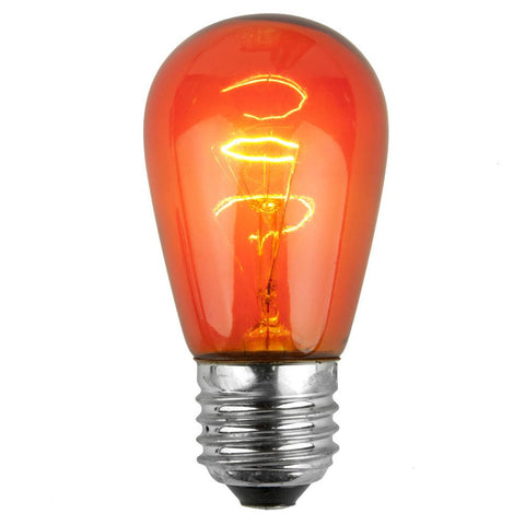 Medium Size Amber Light Bulb (12 Pack)