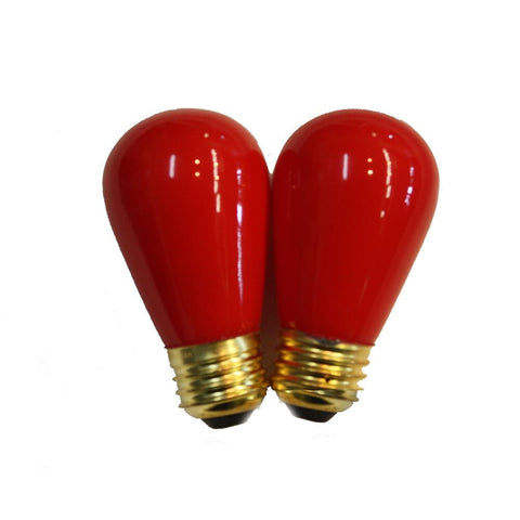 Medium Size Red Light Bulb (12 Pack)