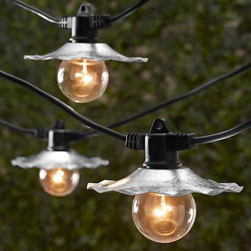 String Light Company Café 35-ft Outdoor Commercial String Lights With 7 Socke...