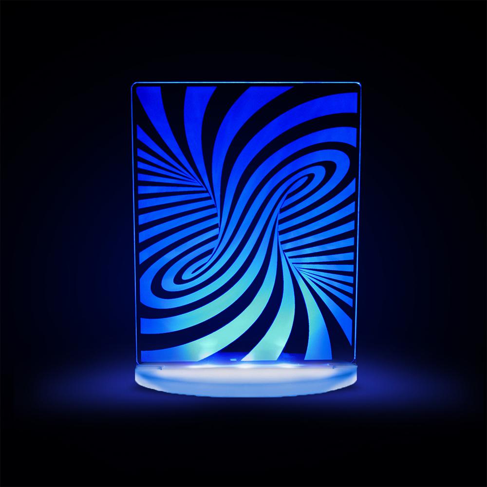 Spiral Multicolored Led Night Light