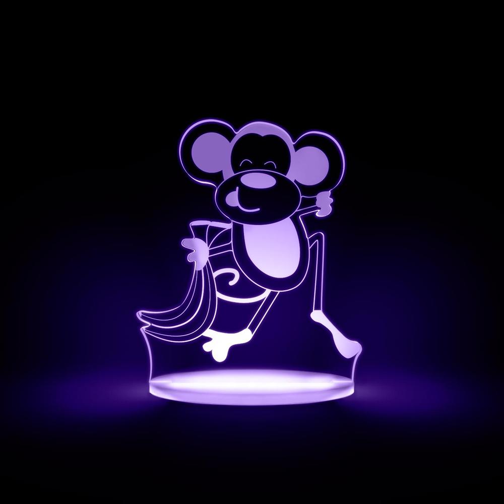 Monkey Multicolored Led Night Light