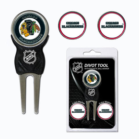 Chicago Blackhawks NHL Divot Tool Pack w-Signature Tool