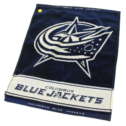 Columbus Blue Jackets NHL Woven Golf Towel