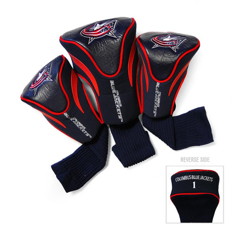 Columbus Blue Jackets NHL 3 Pack Contour Fit Headcover