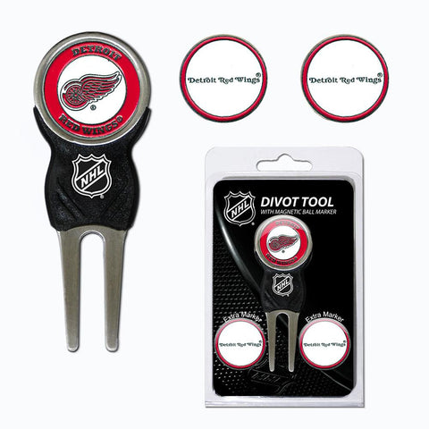 Detroit Red Wings NHL Divot Tool Pack w-Signature Tool