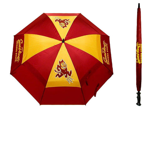 Arizona State Sun Devils Ncaa 62 Inch Double Canopy Umbrella
