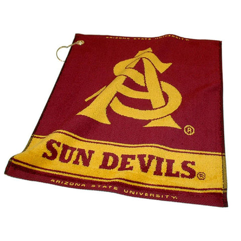 Arizona State Sun Devils Ncaa Woven Golf Towel