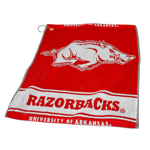 Arkansas Razorbacks Ncaa Woven Golf Towel
