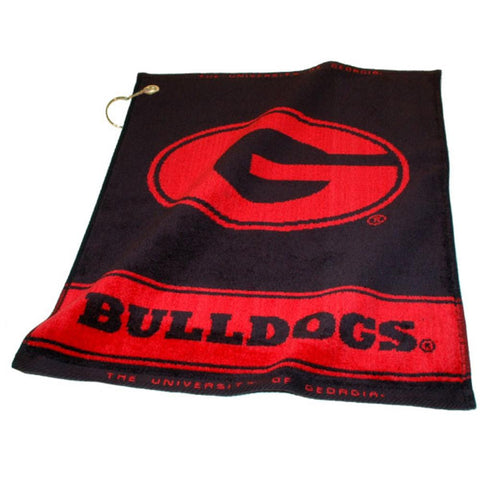 Georgia Bulldogs Ncaa Woven Golf Towel