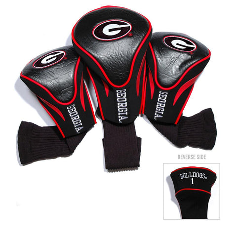 Georgia Bulldogs Ncaa 3 Pack Contour Fit Headcover