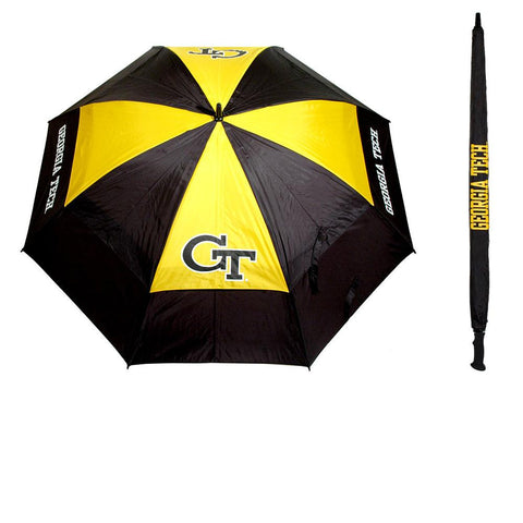 Georgia Tech Yellowjackets Ncaa 62 Inch Double Canopy Umbrella