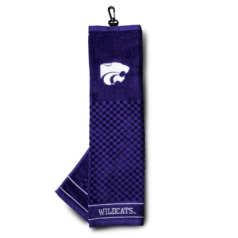 Kansas State Wildcats Ncaa Embroidered Tri-fold Towel
