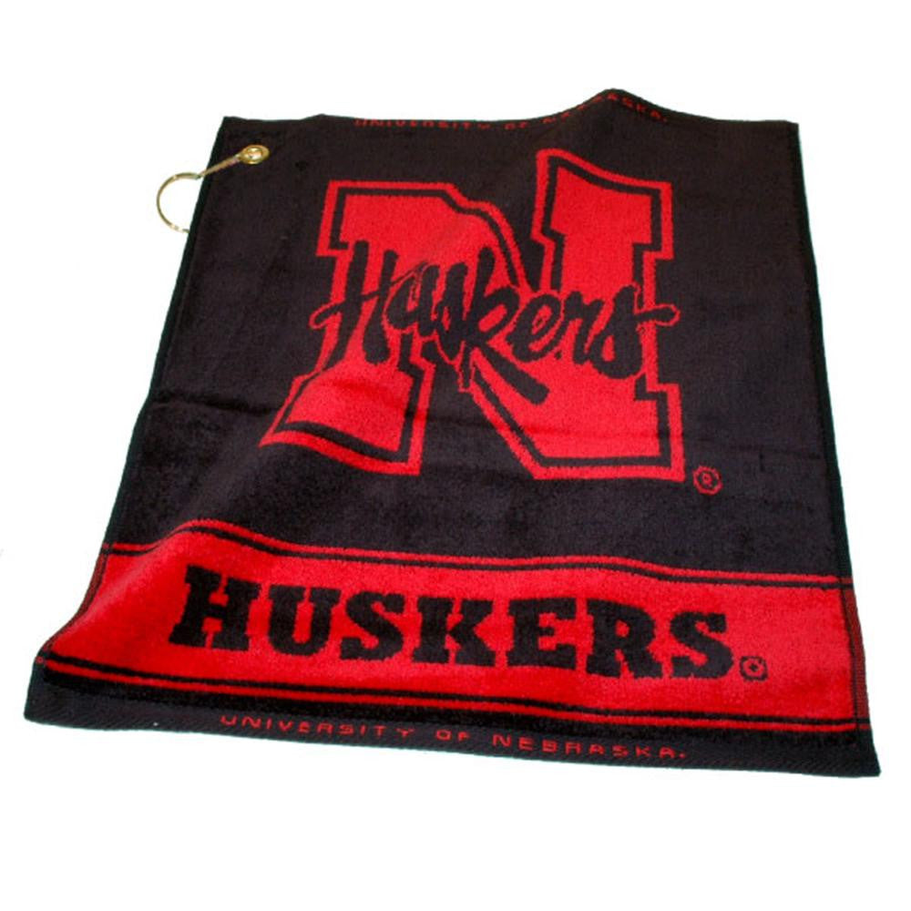 Nebraska Cornhuskers Ncaa Woven Golf Towel