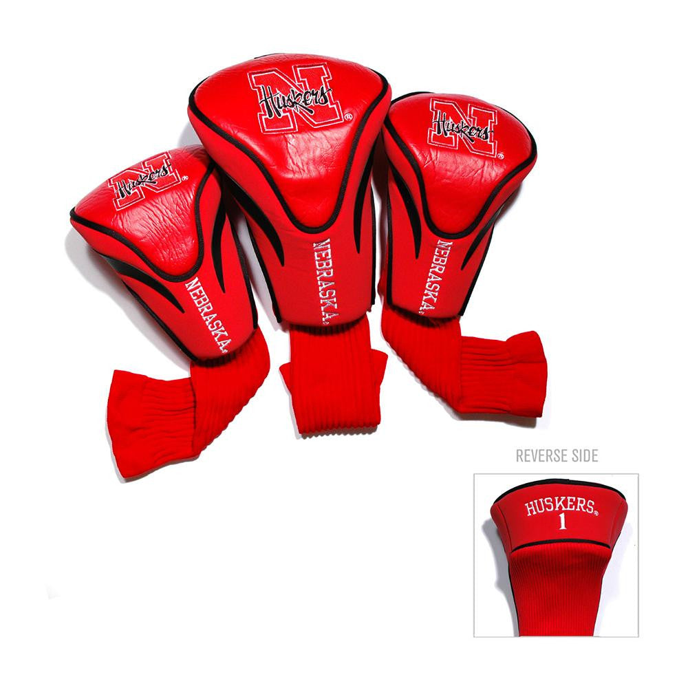 Nebraska Cornhuskers Ncaa 3 Pack Contour Fit Headcover