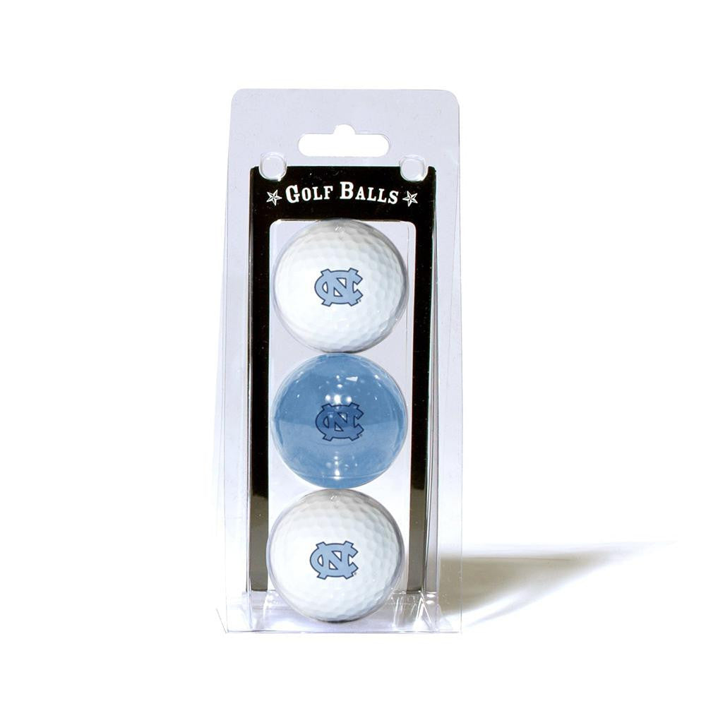 North Carolina Tar Heels Ncaa 3 Ball Pack