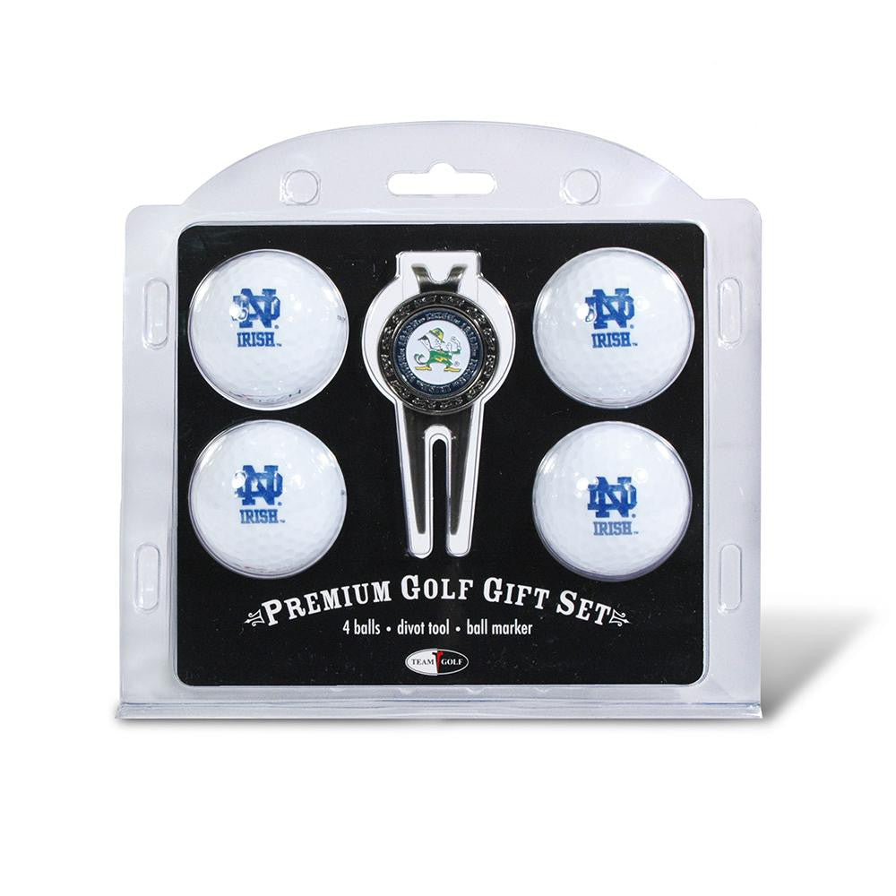 Ncaa Four Ball And Divot Tool Gift Set Ncaa Team: Notre Dame