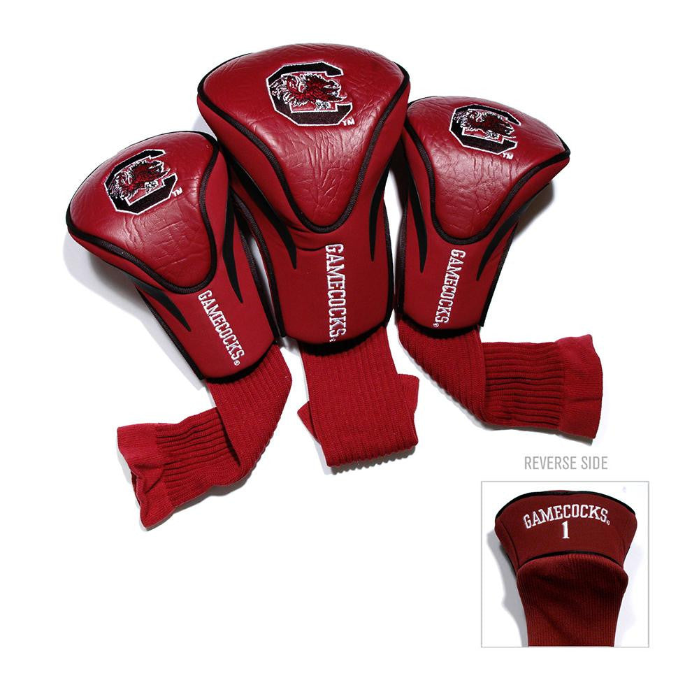 South Carolina Gamecocks Ncaa 3 Pack Contour Fit Headcover