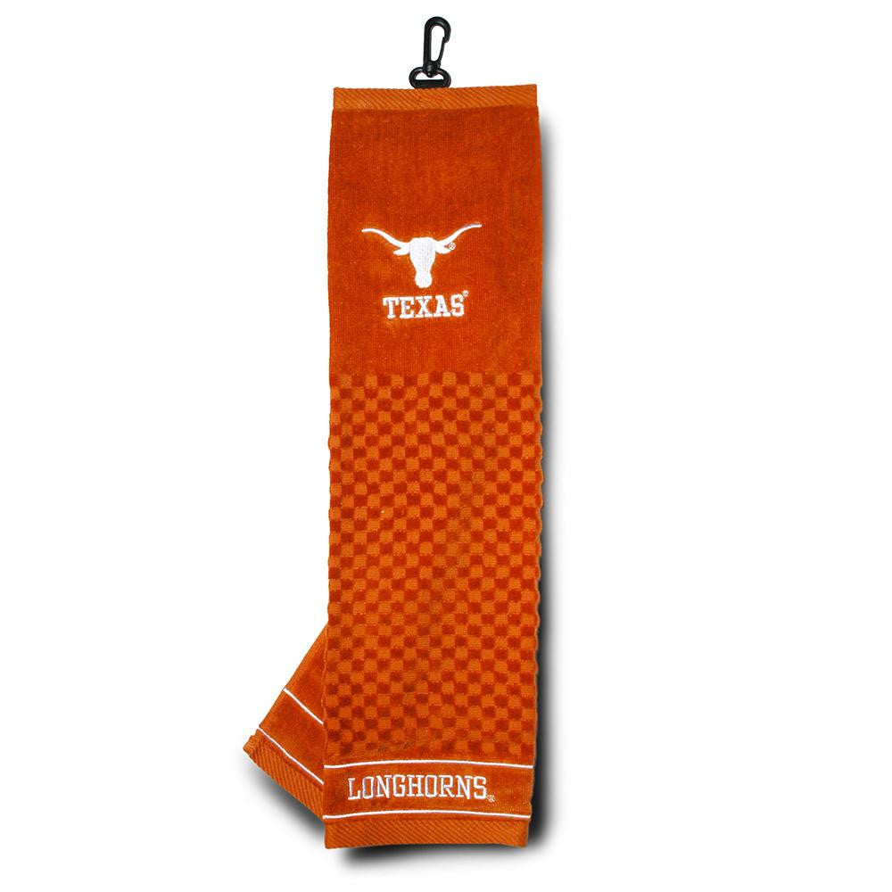 Texas Longhorns Ncaa Embroidered Tri-fold Towel