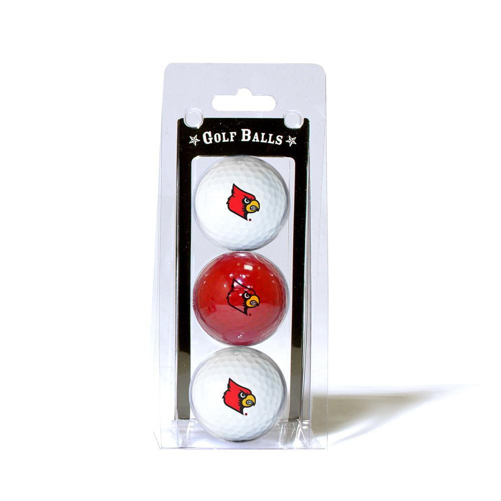 Louisville Cardinals Ncaa 3 Ball Pack