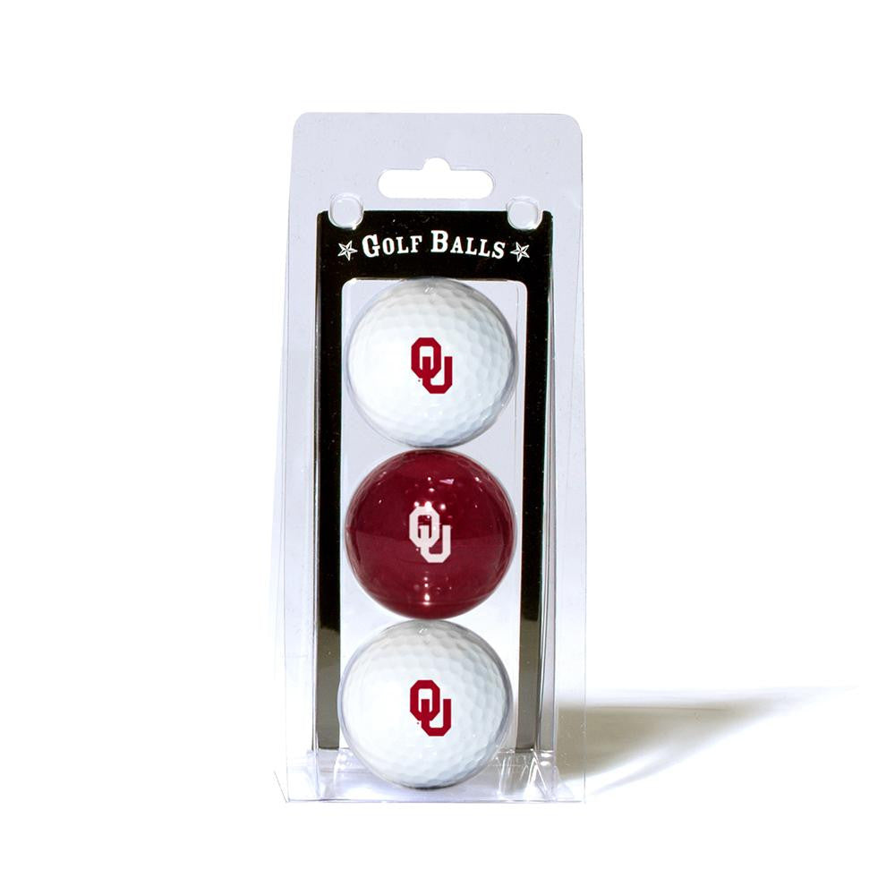 Oklahoma Sooners Ncaa 3 Ball Pack