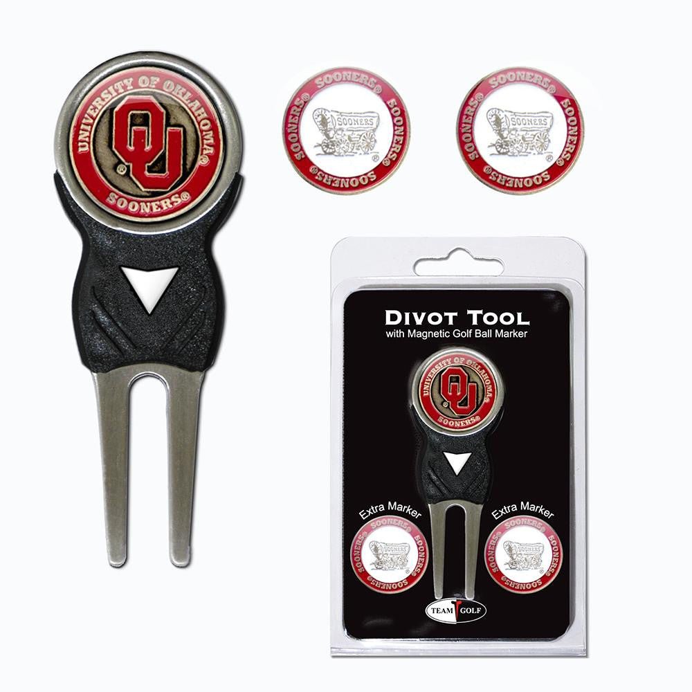 Oklahoma Sooners Ncaa Divot Tool Pack W-signature Tool