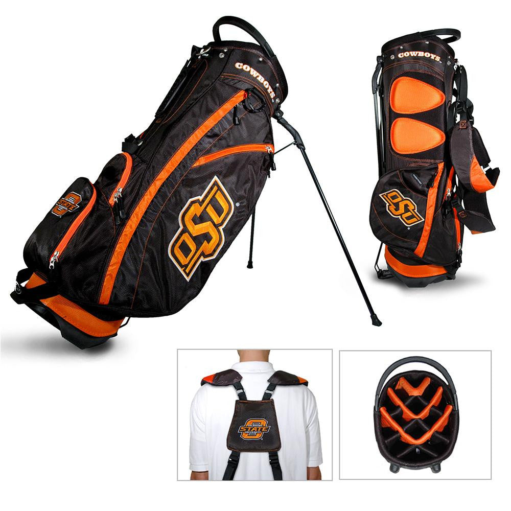 Oklahoma State Cowboys Ncaa Stand Bag - 14 Way (fairway)