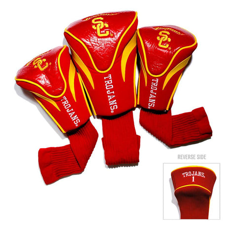 Usc Trojans Ncaa 3 Pack Contour Fit Headcover