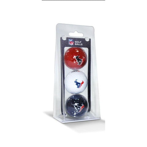 Houston Texans NFL 3 Ball Pack