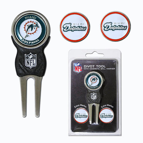 Miami Dolphins NFL Divot Tool Pack w-Signature tool