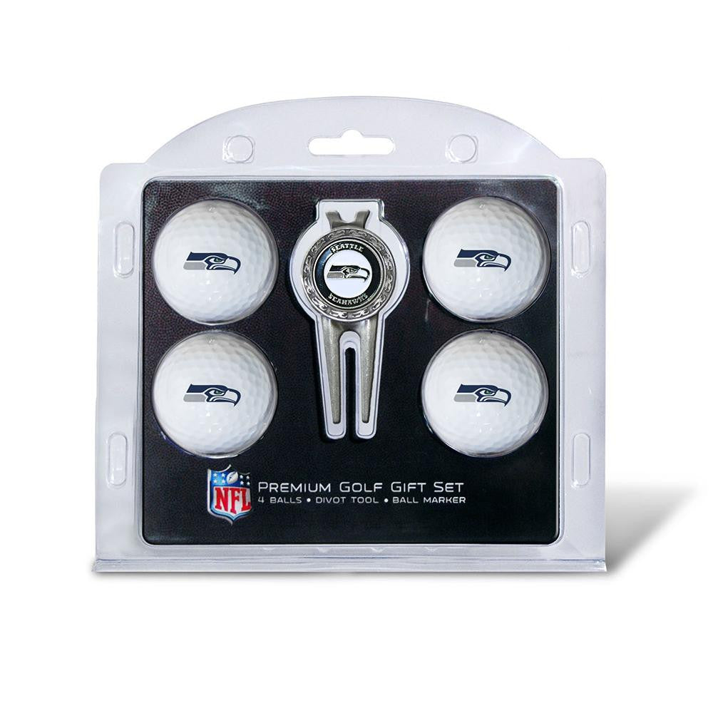 Seattle Seahawks NFL 4 Ball-Divot Tool Set