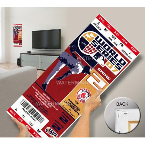 2007 World Series Mega Ticket - Boston Red Sox