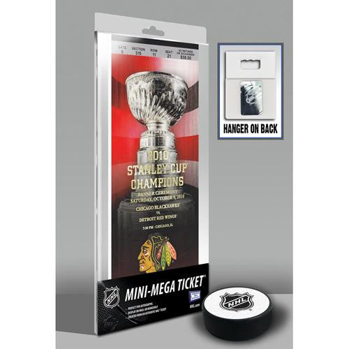 Chicago Blackhawks 2010 Stanley Cup Championship Banner Raising Mini-Mega Ticket