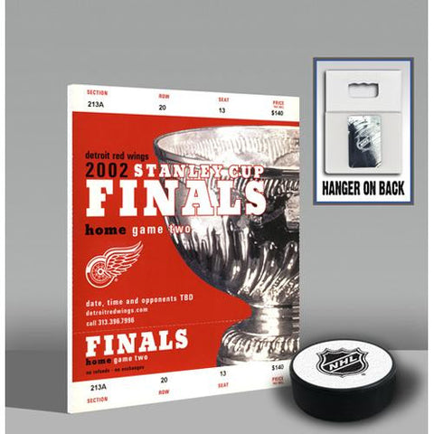 2002 Stanley Cup Mini-Mega Ticket -Detroit Red Wings