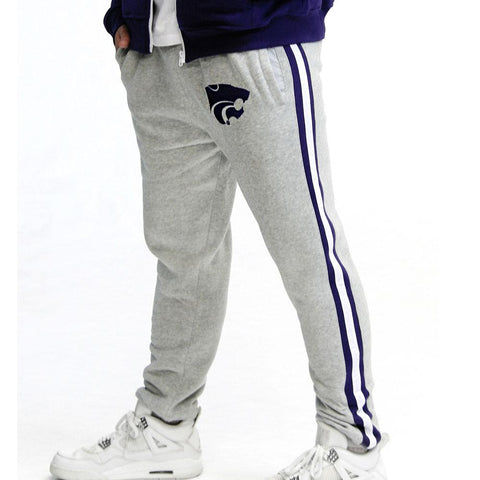 Kansas State Wildcats Ncaa Mens Jogger Pant (grey)