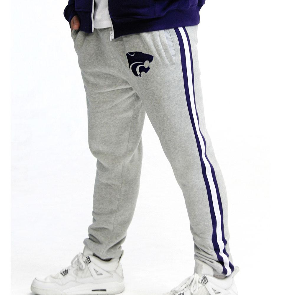 Kansas State Wildcats Ncaa Mens Jogger Pant (grey) (small)