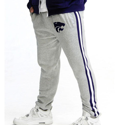 Kansas State Wildcats Ncaa Mens Jogger Pant (grey) (medium)